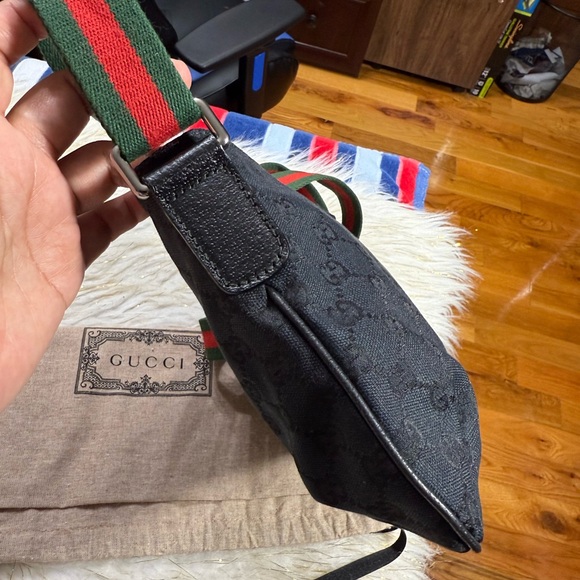 Gucci Web Black Gg Cross bag Shoulder bag Black Small, - Picture 6 of 16